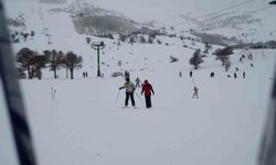 Kop Kayak Merkezi'nde sömestir tatili yoğunluğu