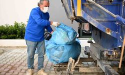 Kuşadası'nda geri dönüştürülebilir atıklar toplandı