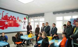 Kütahya'nın Pazarlar İlkokulu'nda Robotik Kodlama Sınıfı hizmete açıldı