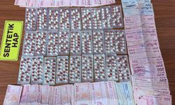 Malatya'da 457 adet sentetik ecza hap ve 234 gram uyuşturucu madde ele geçirildi
