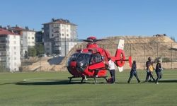 Malatya'da ambulans helikopter 86 yaşındaki hasta için havalandı