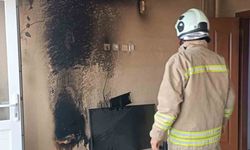 Mardin'de ev yangını