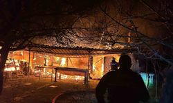 Menteşe'de ev yangını