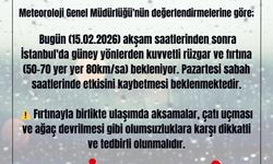 Meteorolojiden İstanbul için fırtına uyarısı