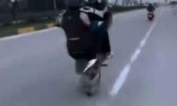 Motosikletinin önünü kaldırdığı anları paylaşarak 'Relax olacaksın baba' yazan motosiklet sürücüsüne ceza