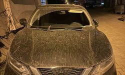 Muratlı'da çamur yağışı araçları kapladı