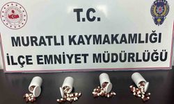 Muratlı'da uyuşturucu operasyonu: 210 sentetik hap ele geçirildi