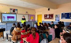 Muş'ta öğrencilere trafik eğitimi