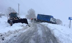 Muş'ta tır iş makinesine çarptı: 1 yaralı