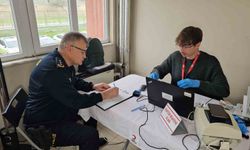 Nazilli'de Emniyet Teşkilatı'ndan Kızılay'a kan desteği