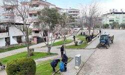 Nazilli'de parklar bahara hazırlanıyor