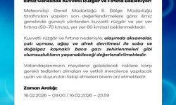 Niğde için kuvvetli rüzgar ve fırtına uyarısı