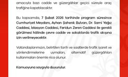 Niğde'de miting nedeniyle bazı cadde ve güzergahlar trafiğe kapatılacak