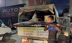 Rize'de kaldırım işgallerine yönelik reklam operasyonu