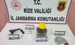 Rize'de yapılan uyuşturucu operasyonunda 2 kişi gözaltına alındı