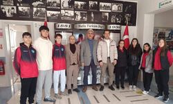 Şampiyon sporculardan anlamlı ziyaret