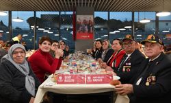 Şehit aileleri ve gaziler iftarda buluştu