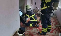 Siirt'te müstakil evde yangın