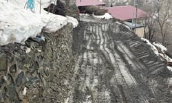 Siirt'te sağanak yağış kayaları yola devirdi, ekipler yolu ulaşıma açtı