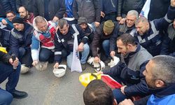 Soma'da yüzlerce maden işçisi şehir merkezine yürüdü