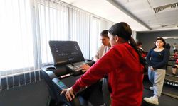 Sporcuların faydalandığı salon yeni ekipmanlarla donatıldı