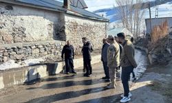 Susuz Kaymakamı Tutal'dan sel ve taşkın riskine karşı yerinde inceleme