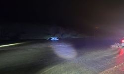 Suya gömülen araçta 1 kişi yaralandı