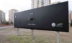 Talas billboardlarında 6 Şubat vefası: 'Hüzünle... Rahmetle...'