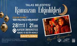 Talas'ın Ramazan etkinliklerinde bu hafta sonu