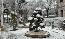Tokat güne kar yağışıyla uyandı