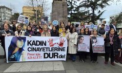 Trabzon'da Pınar Kaynak için yürüyüş