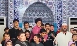 Türkeli'de minikler, ilahi akımına katıldı