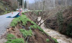 Yağışların arından, Aydın'da her yerde heyelan ve sel olayı yaşanıyor