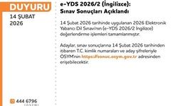 YDS 2026/2 sonuçları açıklandı