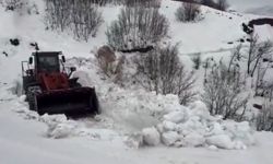 Yedisu'da kar kalınlığı 1 metreyi aştı, ekiplerin mücadelesi sürüyor