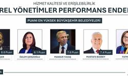 Yerel Yönetimler Performansı'nda Başkan Çerçioğlu ikinci sırada