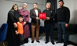 Yıldırım Belediye Başkanı Yılmaz, iftarda şehit er Samet Çaldır'ın ailesine misafir oldu