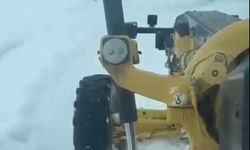 Yozgat'ta karla mücadele sürüyor