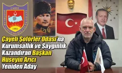 Çayeli Şoförler Odasında Başkan Hüseyin Arıcı yeniden aday