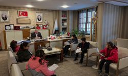 Öğrenciler Hayat Bilgisi dersi için Kalkandere Belediyesinde