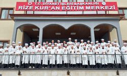 Rize’de görev yapacak 48 din görevlisine tören