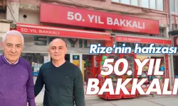 Rize'nin hafızası 50. Yıl Bakkalı