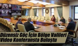 Düzensiz Göç İçin Bölge Valileri Video Konferansta Buluştu