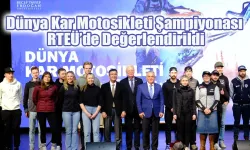 Dünya Kar Motosikleti Şampiyonası RTEÜ’de Değerlendirildi