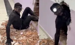 Tadilat ustası bacada ölümden döndü