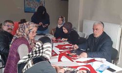 Akşehir'de şehitlerin hatırası için anlamlı çalışma