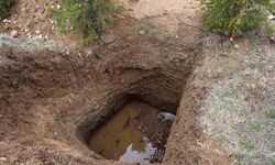 Ankara'da kaçak kazının yapıldığı çukura düşen köpek kurtarıldı