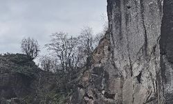 Artvin'de tehlike oluşturan kayalar kontrollü şekilde düşürüldü