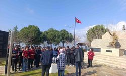 Aydın'da öğrenciler şehitleri andı
