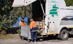 Ayvalık'ta konteynerler yaz öncesi dezenfekte ediliyor